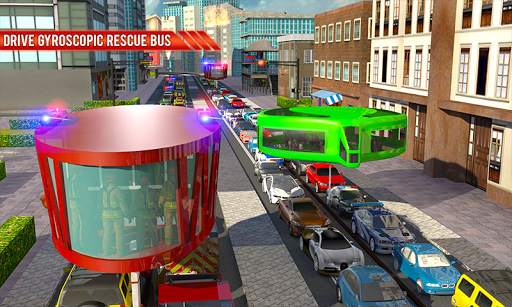 Fire Rescue Gyroscopic Bus: City Ambulance Driver screenshot 3