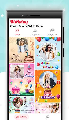 Birthday Cake Photo Frame screenshot 1