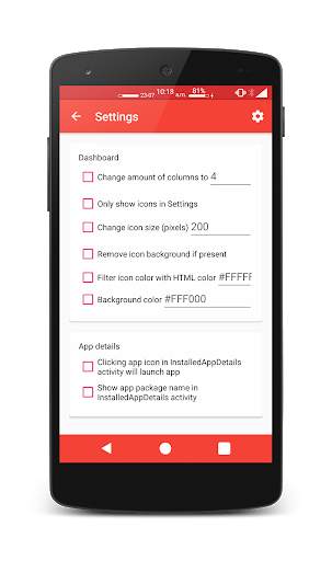 Settings Editor 3 تصوير الشاشة