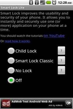 Smart Lock Lite screenshot 1