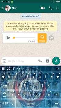 Tema keyboard Arema screenshot 4