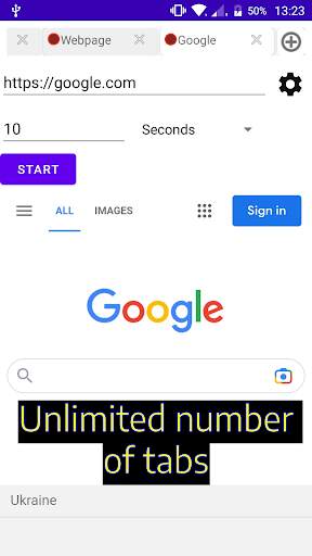 Browser tab auto refresh 2023 screenshot 1