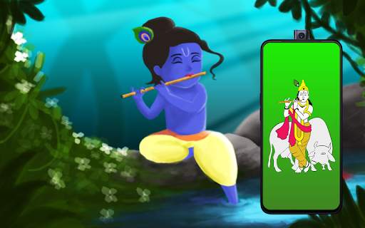 Lord Krishna stickers Laddu gopal stickers screenshot 9
