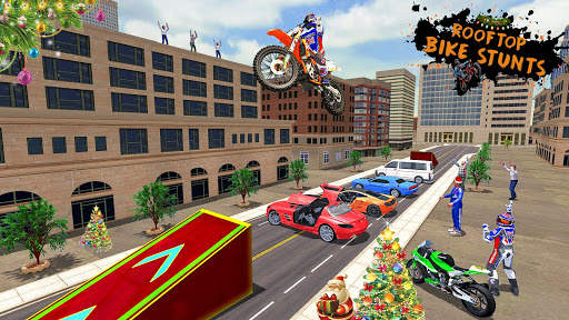 Bike Stunt: Extreme Roof Drive screenshot 12