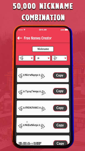 Nickname Fire 🔥 : Free Nickfinder Generator screenshot 1