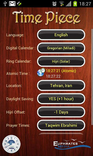 Clockwise Timepiece ( Widget) स्क्रीनशॉट 5