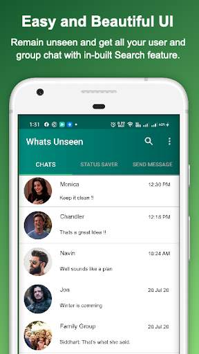 Whats Unseen: Status saver and recover delete text स्क्रीनशॉट 3