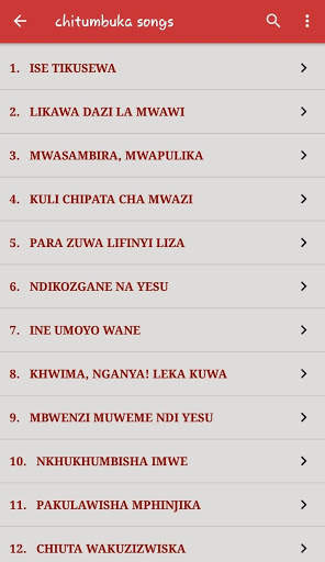 Chitsitsimutso songs screenshot 6