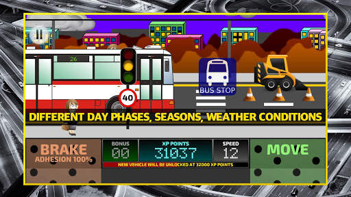 City Bus Driving Simulator 2D - coach driver sim screenshot 6