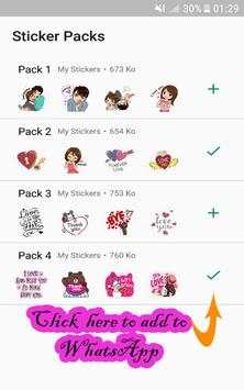 Love Stickers For WhatAapp screenshot 1