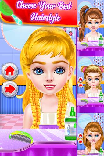 Cute Girl Hairstyle Salon – Makeover Games screenshot 5