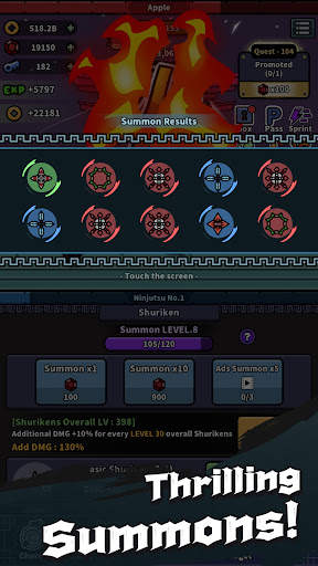IDLE Fiery Ninja screenshot 5