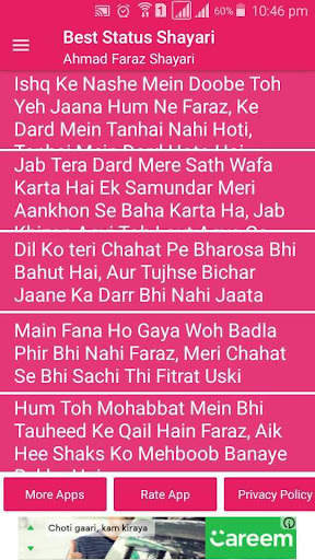 Best Status Shayari App 2021-Best Shayari Category screenshot 7