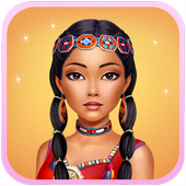 Dress up Princess Pocahontas icon