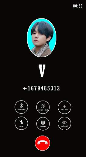 V Kpop BTS Video Call & chat Simulator screenshot 1