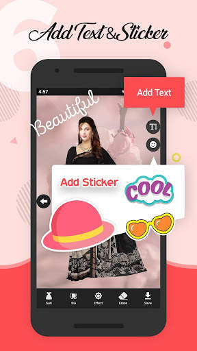 Women Saree Photo Suit screenshot 6