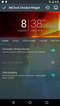 MiClock - Divided Clock Widget screenshot 4