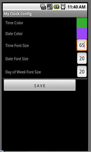 My Color Digital Clock Widget (No ad) screenshot 3