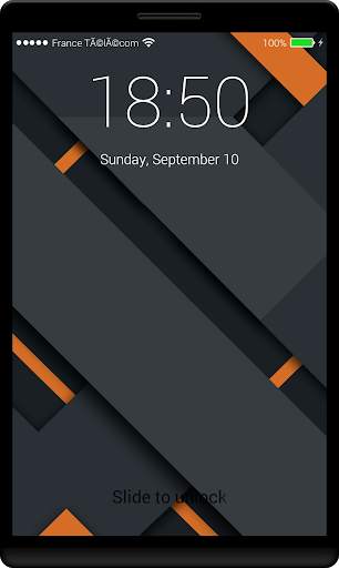 OS10 Lock Screen : with Notifications screenshot 4