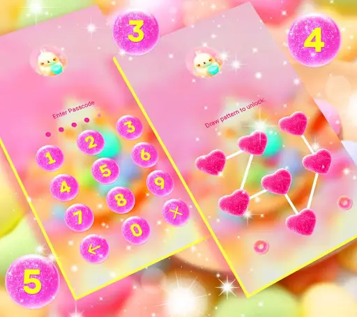 Candy Launcher Theme स्क्रीनशॉट 5