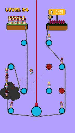 Rope Rescue! - Unique Puzzle screenshot 4