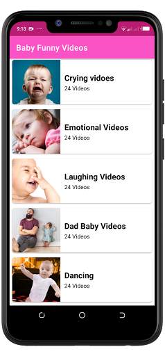 Baby Funny Videos App screenshot 1