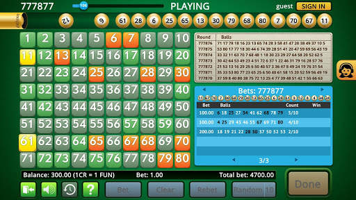 Live Keno screenshot 2