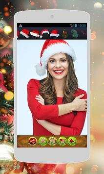 Christmas Santa Hat Camera & Photo Editor screenshot 1