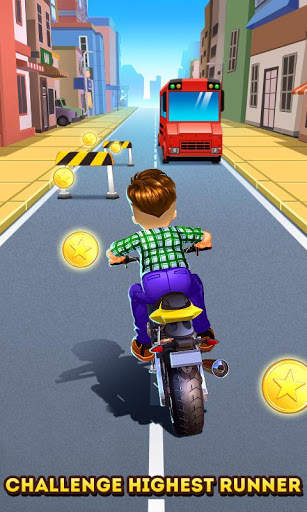 Moto Runner 3D 1 تصوير الشاشة