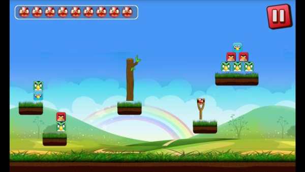 knock down angry birds screenshot 5