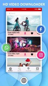 Free Video Downloader - Video downloading app screenshot 1