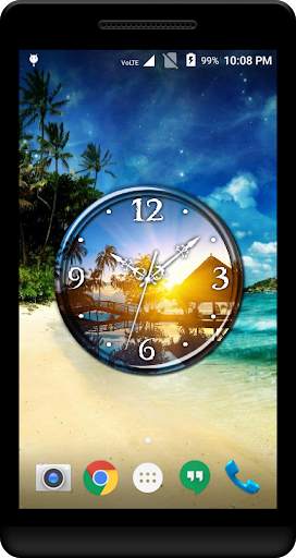 Sunrise Clock Live Wallpaper screenshot 4