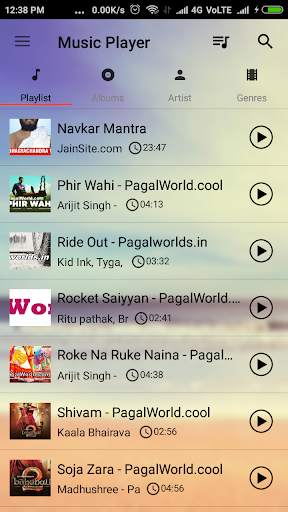 Free Music Player screenshot 1