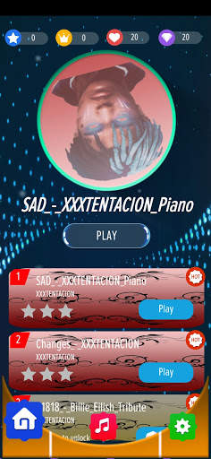 XXXTentacion : Magic Piano Tiles screenshot 2