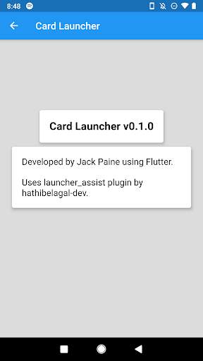 Card Launcher: a textual home screen for everyone screenshot 8