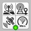 Cell Coverage World Map, Cell & Wi-Fi Towers. logo