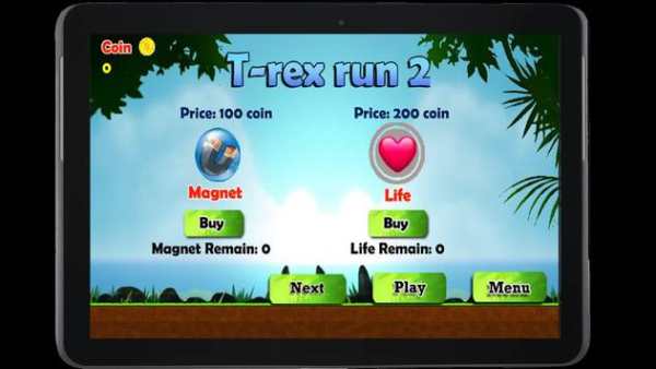 T-rex Run 2 screenshot 2