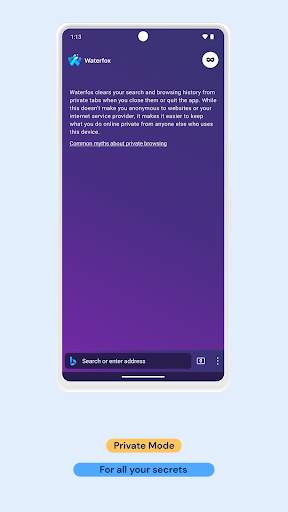 Waterfox: Privacy Web Browser screenshot 2