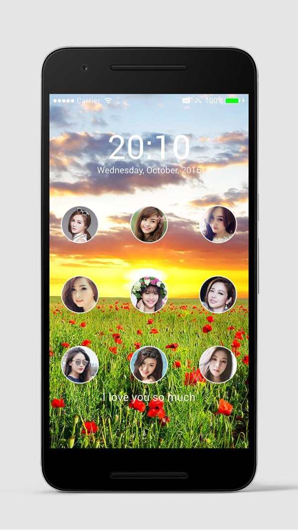 Photo lock screen screenshot 2