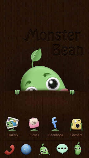 Monster Bean GO Launcher Theme screenshot 1