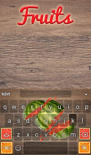 Fruits Animated Keyboard screenshot 2