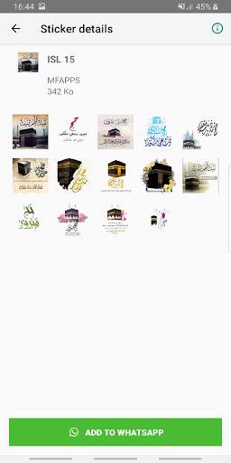 islamic stickers for Whatsapp - WASTICKERAPPS screenshot 6