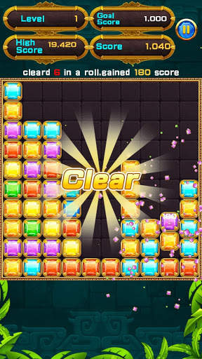 Jewels Jungle Treasure - Block Puzzle Hexa screenshot 8