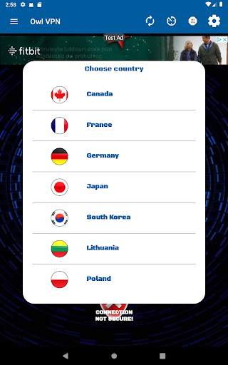 Owl VPN Private Internet Access, Secure Proxy Net screenshot 15