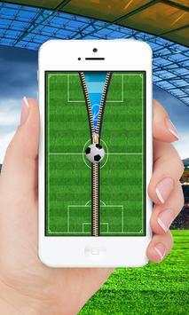 Football Wallpaper Zipper Lock 2 تصوير الشاشة