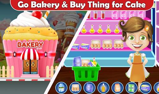 Royal Wedding Party Cake Factory: Cake Making Game screenshot 2