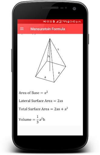 Mensuration Formula - Area and Volume Calculation скриншот 8