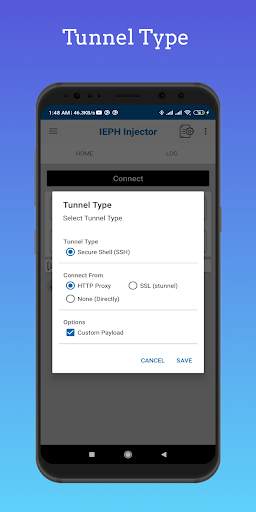 IEPH Injector - (SSH/Proxy/VPN) screenshot 3
