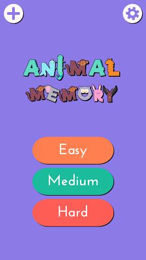 Animals Memory Game for kids screenshot 1
