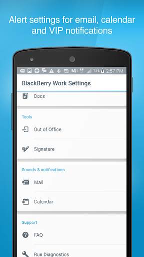 BlackBerry Work screenshot 8
